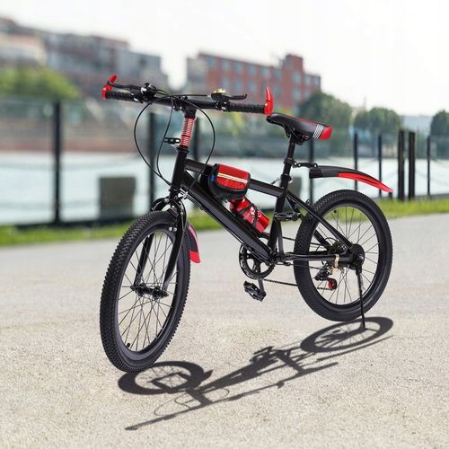 20” 6-biegowy dziecięcy rower górski czerwony. na Arena.pl