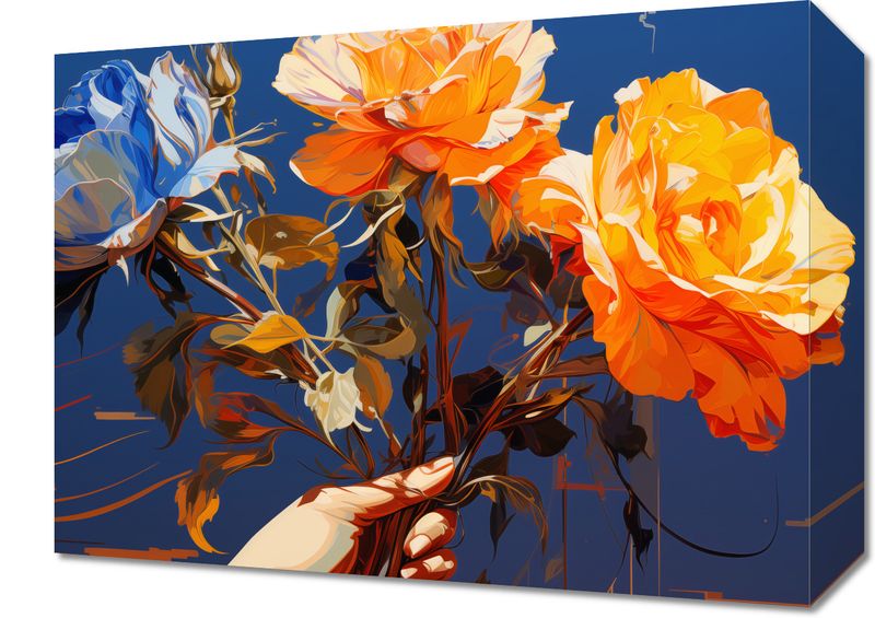 Obraz 40x30cm Żywy Uścisk zdjęcie 1