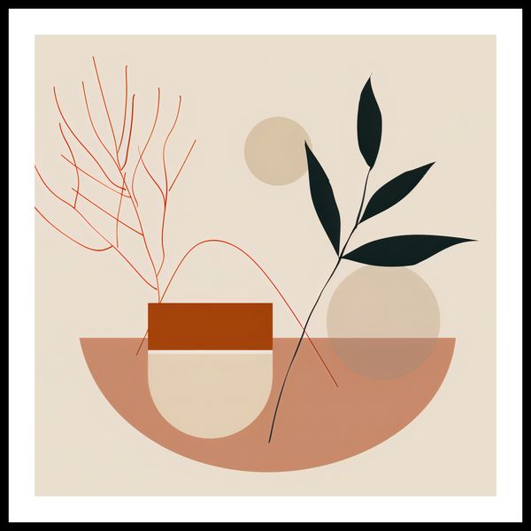 Plakat 80x80cm Botaniczna Przymiarka zdjęcie 3