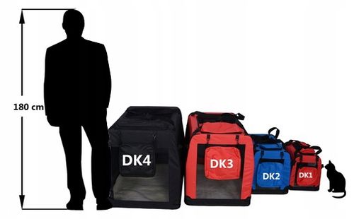 Transporter dla psa kota torba transportowa DK1-01 czerwony na Arena.pl