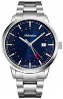 SZWAJCARSKI ZEGAREK MĘSKI ADRIATICA A8307.5115Q CLASSIC GMT DATA SZAFIR BOX