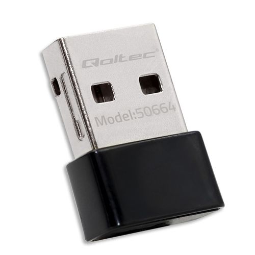 Qoltec Bezprzewodowy Mini Adapter USB Wi-Fi | Standard AC | 650Mbps na Arena.pl