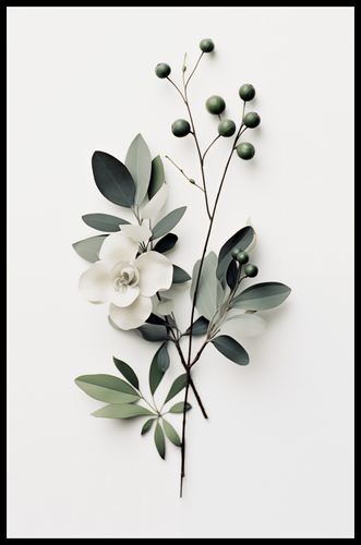 Plakat 53x81cm Papierowy Kwiat na Arena.pl