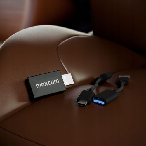 Bezprzewodowy adapter CarPlay Android Auto Maxcom MC02 Wave na Arena.pl