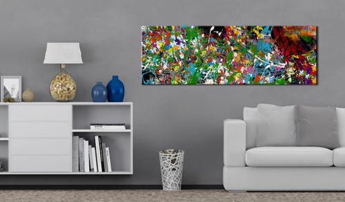 Obraz - Artystyczna układanka - 120X40 na Arena.pl