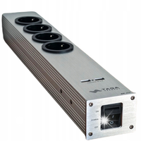 FILTR ZASILANIA Z USB TAGA HARMONY PF-400 USB SREBRNY