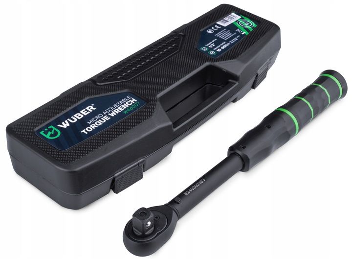 KLUCZ DYNAMOMETRYCZNY 1/2" Z BLOKADĄ 10-60NM CERTYFIKAT KALIBRACJI WALIZKA zdjęcie 6