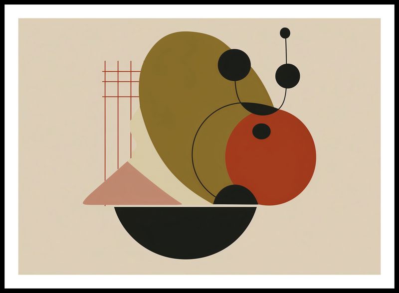 Plakat 84x59,5cm Geometryczny Balans zdjęcie 3