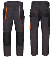 SPODNIE ROBOCZE R.50 do pasa POTRÓJNE SZWY