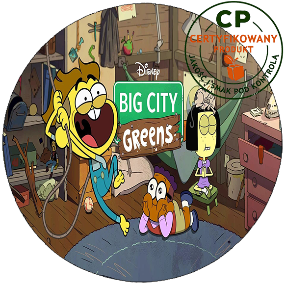 Opłatek na tort Greenowie zdjęcie 1