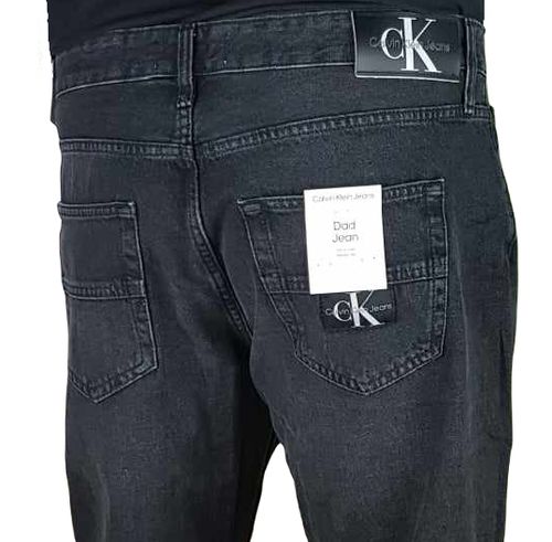 Czarne jeansy Calvin Klein Jeans - Dad J30J322729 męskie oryginalne - W38 na Arena.pl