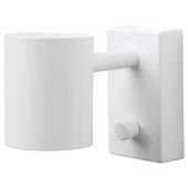Kinkiet lampa do czytania montaż stały GU10 regulowana IKEA NYMÅNE biały