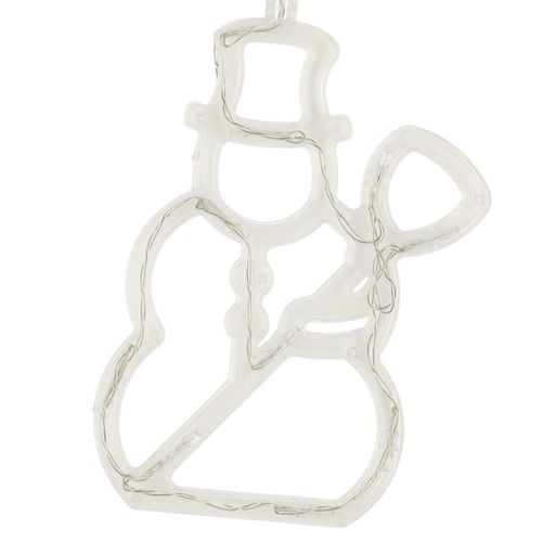 LAMPKI LED WISZĄCA DEKORACJA ŚWIĄTECZNA BAŁWANEK 49CM 10 LED WYSOKA J na Arena.pl