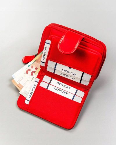 klasyczny, pojemny portfel damski ze skóry ekologicznej - 4u cavaldi na Arena.pl