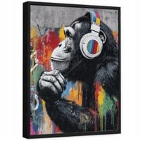 Obraz W Ramie Na Płótnie Do Sypialni Salonu Graffiti 80x120