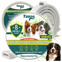 OBROŻA NA KLESZCZE i Pchły dla Dużego Psa Antykleszczowa 8 Miesięcy
