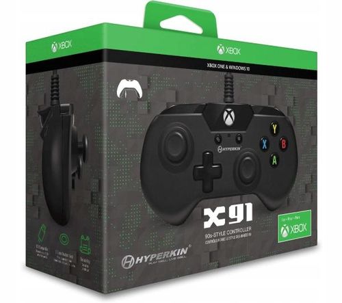 Gamepad przewodowy Hyperkin X91 Wired Controller Black do Xbox, PC na Arena.pl