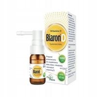 Bioaron D spray 1000 j.m. płyn, witamina D, układ odpornościowy, 10ml