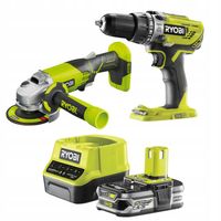 RYOBI Zestaw Narzędzi 2 Elementy + Akumulator 2,5 Ah + Ładowarka 18V