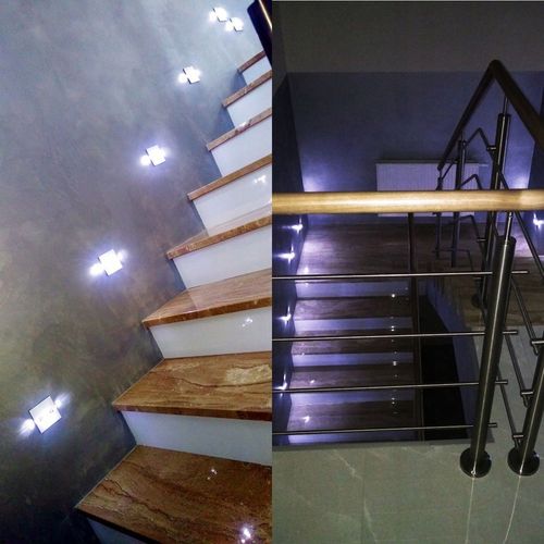 Oprawa schodowa oświetlenie schodowe lampka na schody LED 230V Q8 na Arena.pl