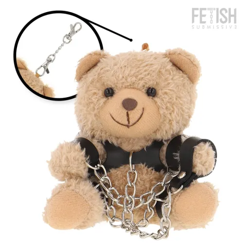 fetish submissive yogi teddy bear - designerski miś z kolekcji z zawieszką na Arena.pl
