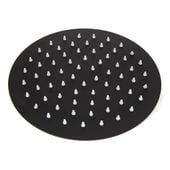 Głowica prysznicowa WEZER WKY-20-BLACK 1-funkcyjna (średnica 200 mm)