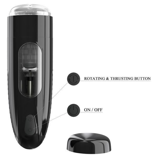 PRETTY LOVE - MARLON Automatic Rotating & Thrusting 10 Function, USB / Voice zdjęcie 11