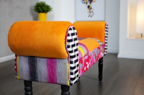 Ławka IBIZA II 100cm patchwork na Arena.pl