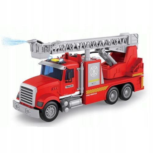 WÓZ STRAŻACKI STRAŻ POŻARNA STRZELA WODĄ ZE ŚWIATŁEM I DŹWIĘKIEM Z NAPĘDEM na Arena.pl