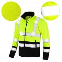POLAR ROBOCZY męski Odblaskowy Bluza robocza Polarowa Odblaskowa Ocieplana