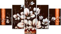 75CM 120 OBRAZ 5 ELEM MAGNOLIA III WAZA ŚCIENNY DRUK