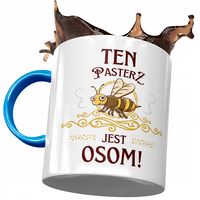 Kubek Błękitny Dla Pasterza Ten Pasterz Jest Osom Z Nadrukiem Ze Zdjęciem