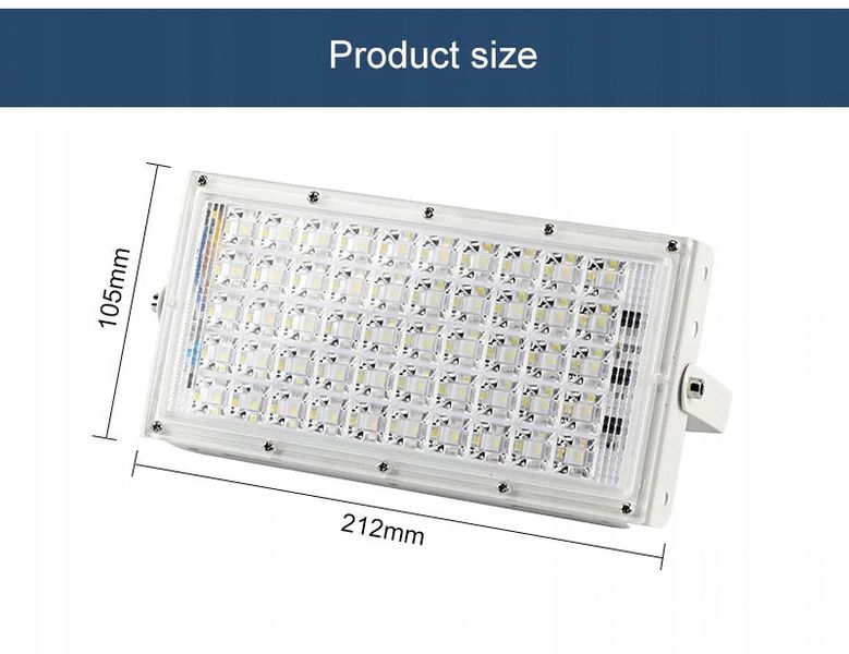 Nowość ! Halogen Led Doświetlacz 50W-Zimny - W-Wa zdjęcie 7