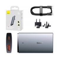 Ładowarka sieciowa Baseus GaN5 Pro Ultra-Slim Fast Charger C+U 65W EU / UK