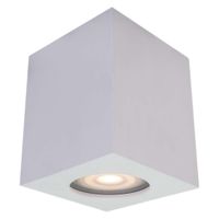 Prostokątna LAMPA sufitowa FABRYCIO IT8003S1-WH Italux downlight do łazienki kostka IP44 biała