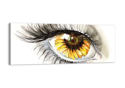 Obraz Na Płótnie - Kobieta Oko - 100X40 Cm - Ab100X40-3003 na Arena.pl