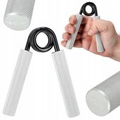 ŚCISKACZ DO ĆWICZEŃ TRENINGU RĄK DŁONI METALOWY ALUMINIOWY MOCNY OPÓR