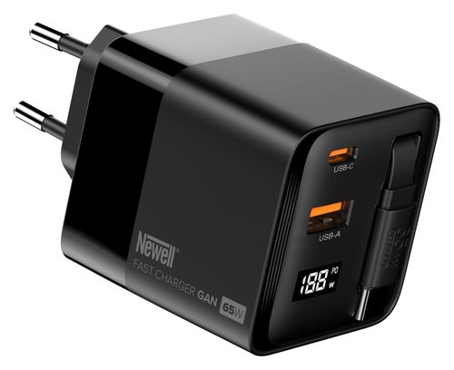 Ładowarka sieciowa Newell GaN 65 W LCD - EU na Arena.pl
