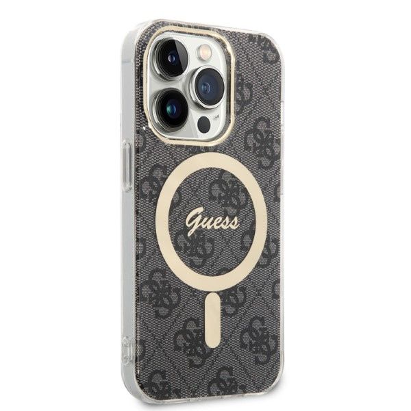 Etui Guess do iPhone 14 Pro Max, Czarny, MagSafe zdjęcie 4