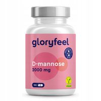 D-MANNOZA 2000mg 180 kaps. infekcja UKŁAD MOCZOWY VEGE gloryfeel