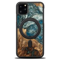 etui bewood unique na iphone 11 pro max - planets - ziemia z magsafe