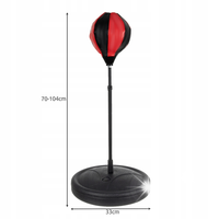 ZESTAW BOKSERSKI dla dzieci BOKS GRUSZKA na sprężynie 70-104cm RĘKAWICE NS