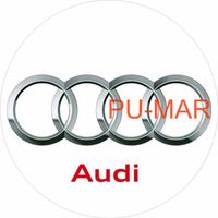 Opłatek na tort Urodziny Audi Samochód Auto Logo 30 40 50 Tekst Gratis