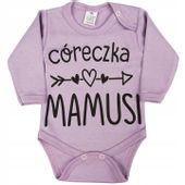 BODY r.62 wrzosowy wzór 401 CÓRECZKA MAMUSI