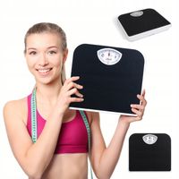 MECHANICZNA WAGA ŁAZIENKOWA KLASYCZNA ANALOGOWA DO 130KG IZ9201 CZARNA