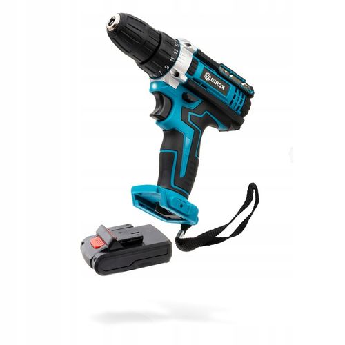 WIERTARKO-WKRĘTARKA AKUMULATOROWA 21V NIEBIESKA 2 AKUMULATORY 2.0Ah na Arena.pl
