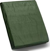 Wytrzymała Zielona Plandeka 4x5m Filtr UV Okrycie Wodoodporna 100g/m²