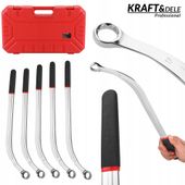 Zestaw Kluczy Oczkowych Napinaczy Paska Rozrządu 5 Sztuk 13-19 mm 12 Kątne