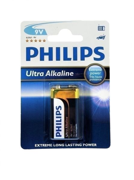 Bateria alk. 6LF22 PHILIPS ULTRA B1 zdjęcie 1