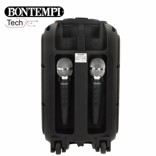 Głośnik z Mikrofonem Karaoke Bontempi Plastikowy 27 x 40 x 25 cm (2 Sztuk) na Arena.pl